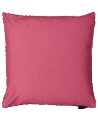 Ombre Velvet Viscose Beaded Edges Decorative Pillow, 20" x 20"