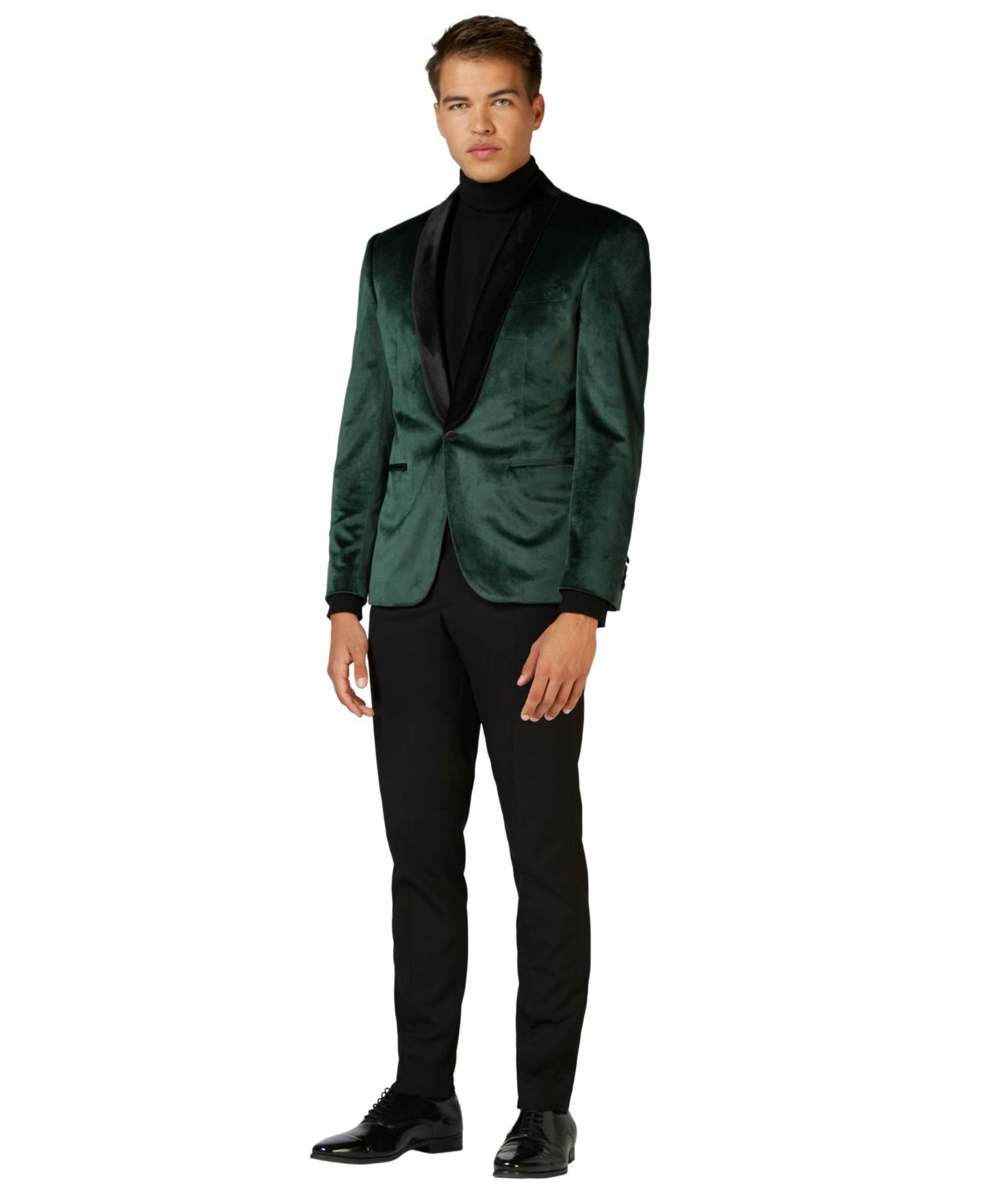 Мужской пиджак OppoSuits Deluxe Dinner Jacket - Tuxedo Suit Blazer, цвет: Зелёный — фото 1