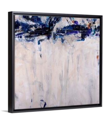 'Beethoven in Blue' Framed Canvas Wall Art, 16" x 16"