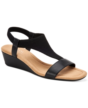 Alfani Women's Step 'N Flex Vacanzaa Wedge Sandals Created for Macy's Women's Shoes