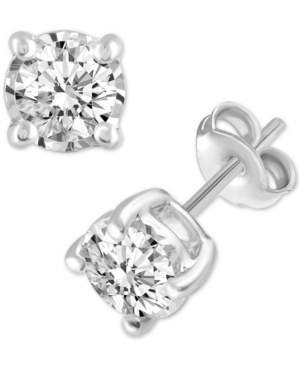 image of Diamond Stud Earrings (3/8 ct. t.w.) in 14k White Gold