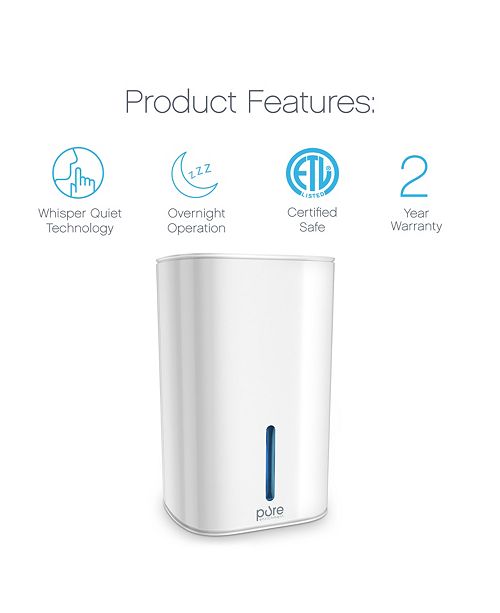 Pure Enrichment PureDry Mini Dehumidifier & Reviews Wellness Bed