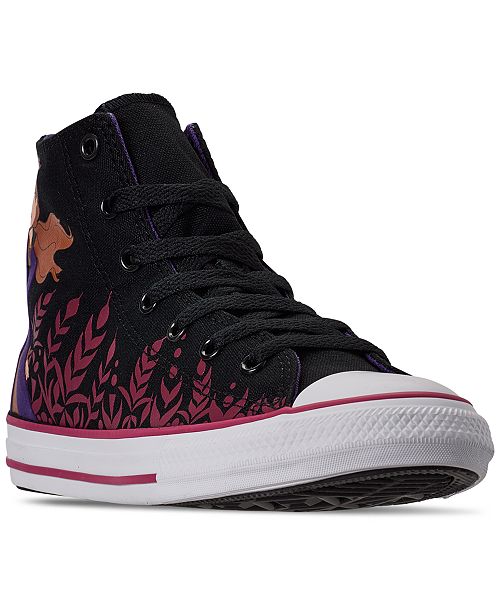 Converse Big Girls Converse X Frozen 2 Chuck Taylor All Star Hi Top Casual Sneakers From Finish Line Reviews Finish Line Athletic Shoes Kids Macy S