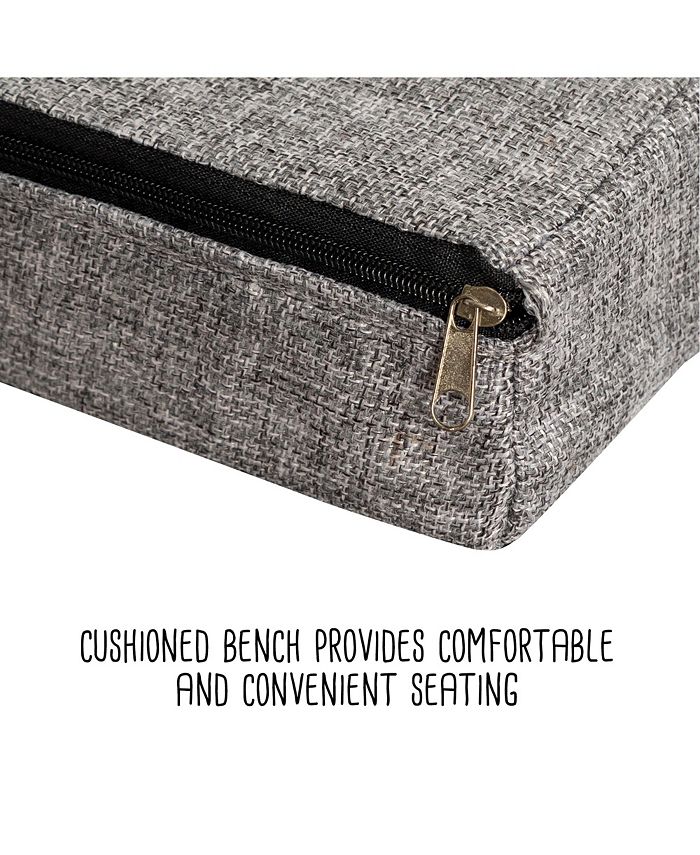 Honey Can Do Entryway Bench with Storage Shelves Macy's