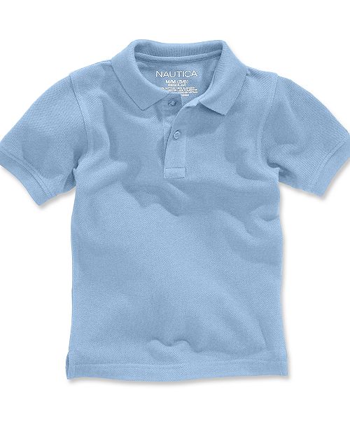 Nautica Big Boys Husky Boys Short Sleeve Uniform Polo Reviews