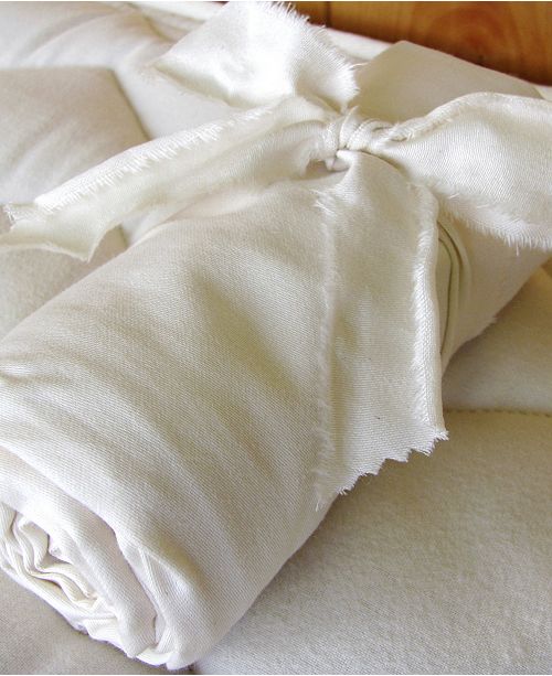 Holy Lamb Organics Natural Wool Filled Body Pillow With Organic