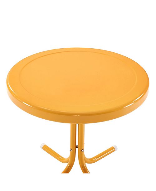 Crosley Retro Metal Side Table & Reviews Furniture Macy's