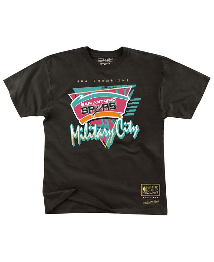 Mitchell & Ness Men's San Antonio Spurs Stacked Up T-Shirt - Macy's