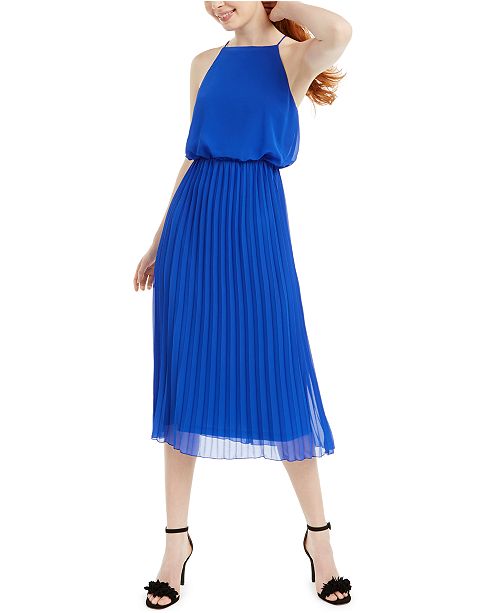 Sam Edelman Pleated Midi Dress Reviews Dresses Women Macy S