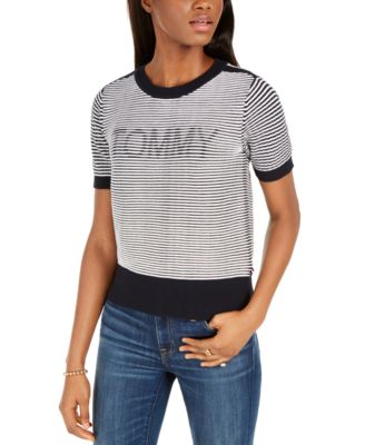 Tommy Hilfiger - Striped Logo Sweater