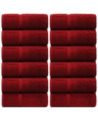Luxury Hotel Spa Towel Turkish Cotton Wash Cloths, Set of 12