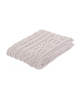Happycare Textiles Knitted Luxury Chenille Throw Blanket & Reviews ...