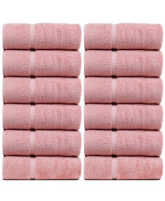 Luxury Hotel Spa Towel Turkish Cotton Wash Cloths, Set of 12