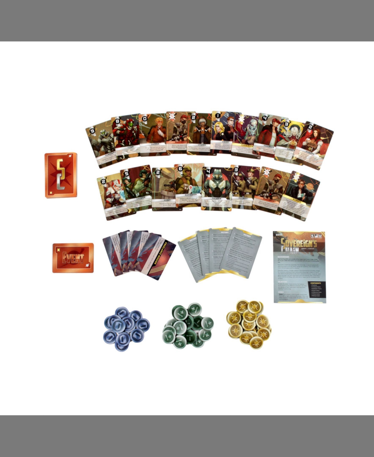 Shop Wizkids Games Wizkids Sovereign's Chain Strategic Card Game In Multi