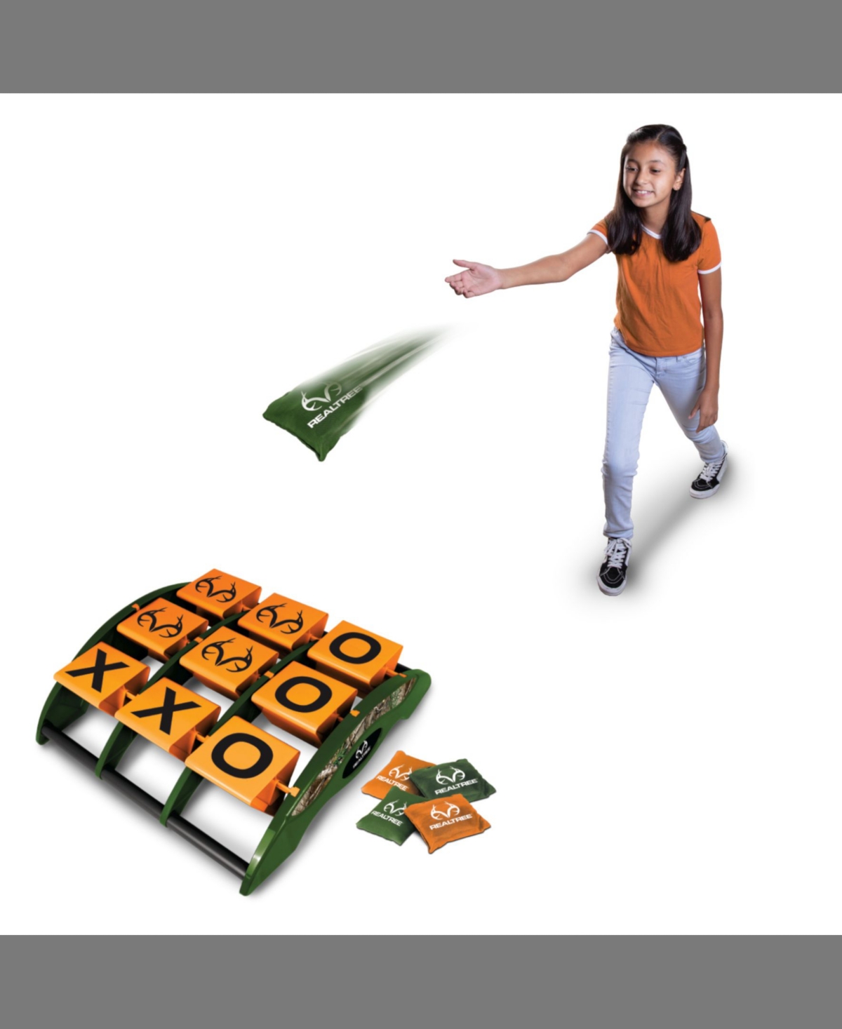 Nkok Realtree Games Tic-tac-toss Game Set In Multi