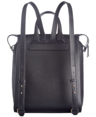 macy's black backpack