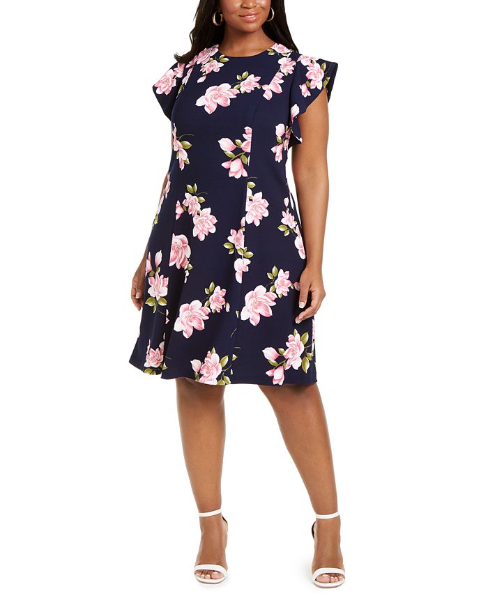 Jessica howard floral fit and flare dress discount