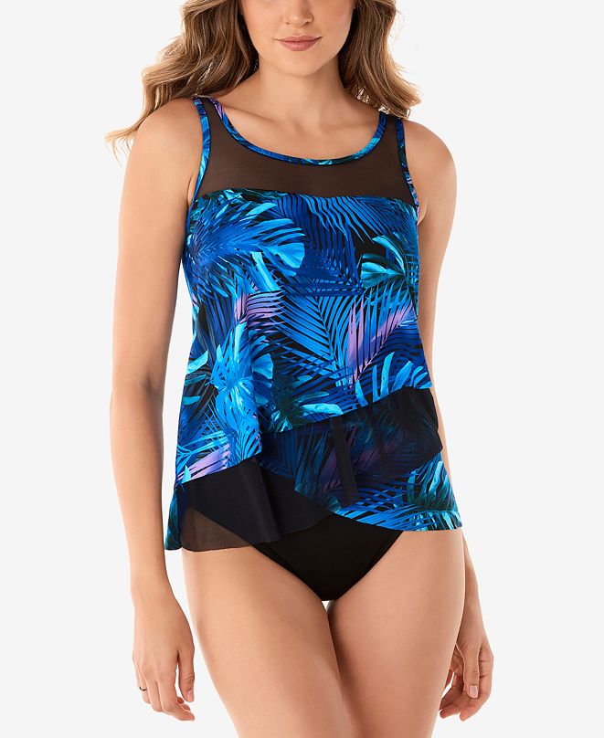 Miraclesuit Royal Palms Mirage Underwire Tankini Swim Top & Reviews - Swimwear - Women - Macy's