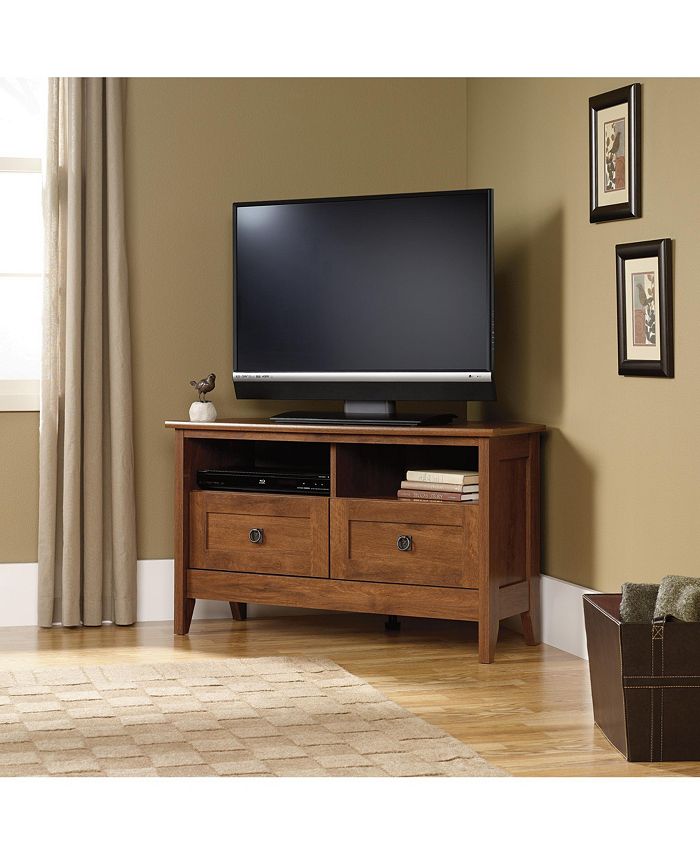 Sauder August Hill Corner TV Stand Macy's