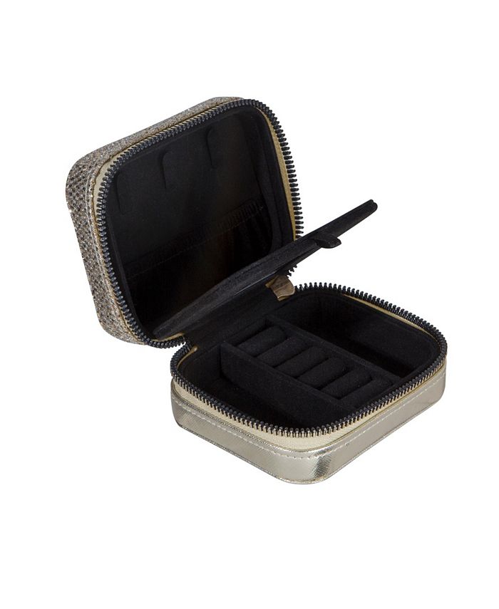 Ruby + Cash Sequin Mini Zippered Travel Jewelry Organizer Box Macy's