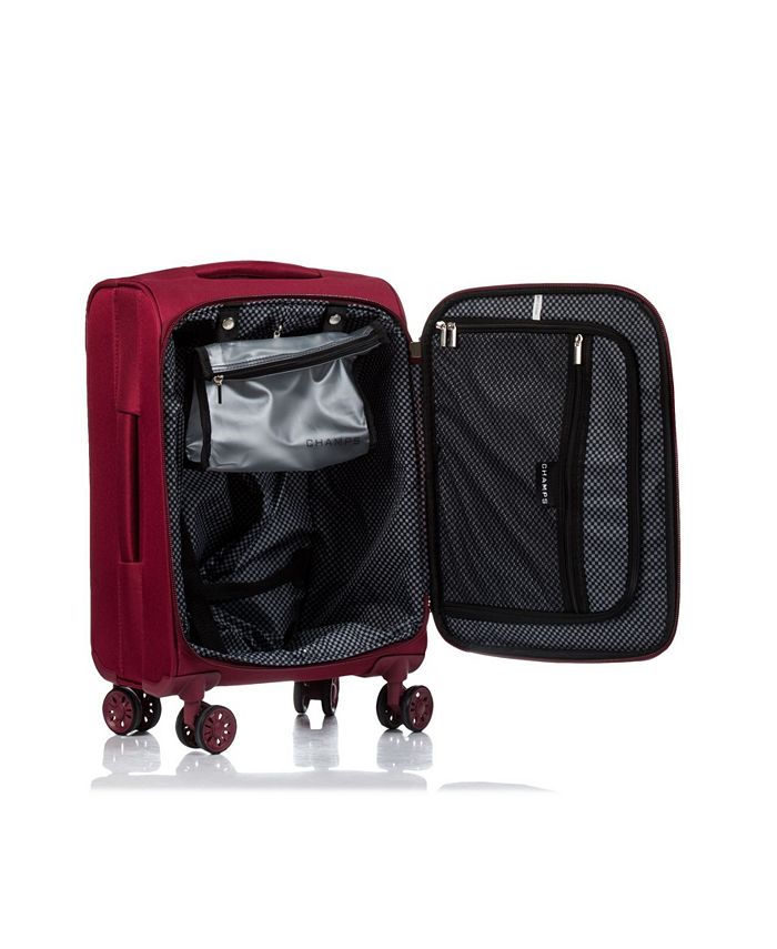 CHAMPS 3-Pc. Travelers Softside Luggage Set - Macy's