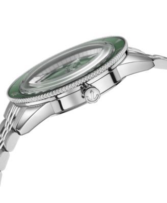 Men's Swiss Automatic HyperChrome Captain Cook Stainless Steel Bracelet Diver Watch 42mm