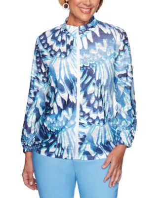 Alfred Dunner - Petite Classics Printed Jacket