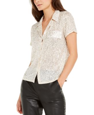 macy's white shirt womens