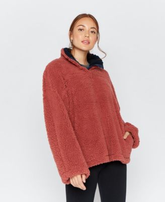 thread and supply sherpa pullover