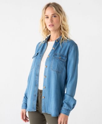 chambray shirt jacket
