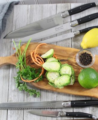 Laguiole 5 Piece Kitchen Knife Set plus Magnetic Display.