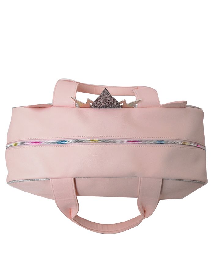 OMG! Accessories Queen Gwen Metallic Dome Duffle Bag Macy's