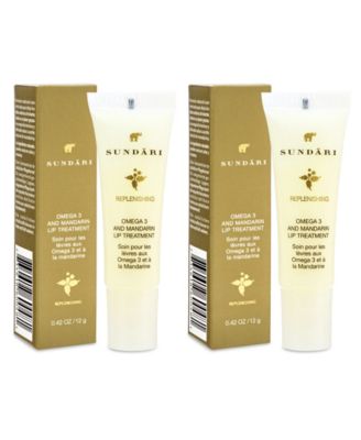 Sundari Omega 3 And Mandarin Lip Treatment - 2 Pack