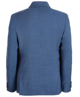 DKNY Solid Blue Suit Jacket, Big Boys 