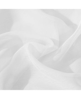 Malibu Linen Look Sheer Grommet Window Panel