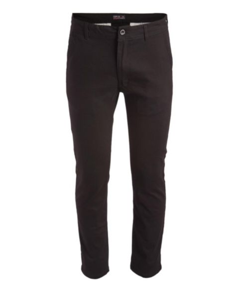 Мужские брюки Galaxy By Harvic Slim Fit Cotton Stretch Chino, цвет: Чёрный