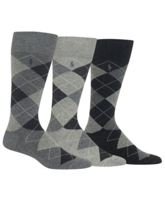 Men's 3-Pack Argyle Dress Socks