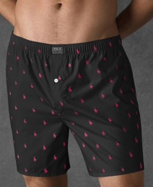 Polo Ralph Lauren Men's Underwear Allover Pony Woven Boxers