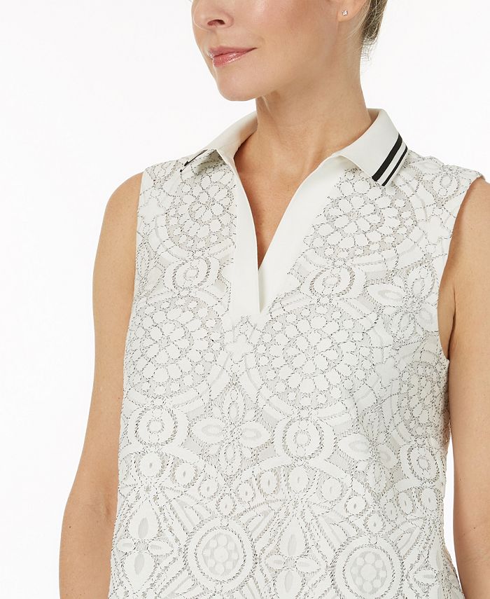 Laundry by Shelli Segal Sleeveless Lace Top Macy's