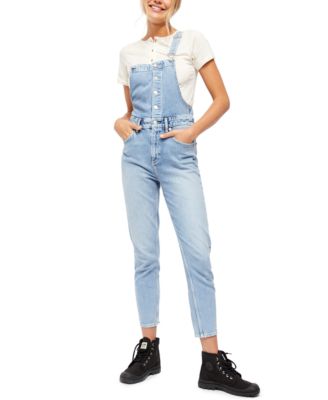 free people jean overalls