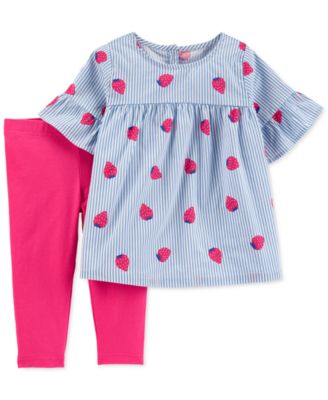 strawberry baby girl outfit