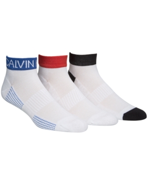 Calvin Klein Men's 3-Pk Athletic Socks