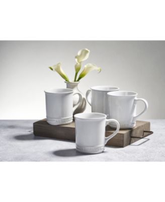 14 oz. Stoneware Set of Four Coffee Mugs