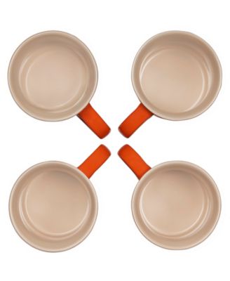 14 oz. Stoneware Set of Four Coffee Mugs