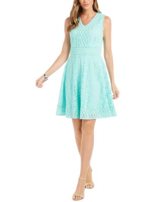 macy's fit and flare dresses