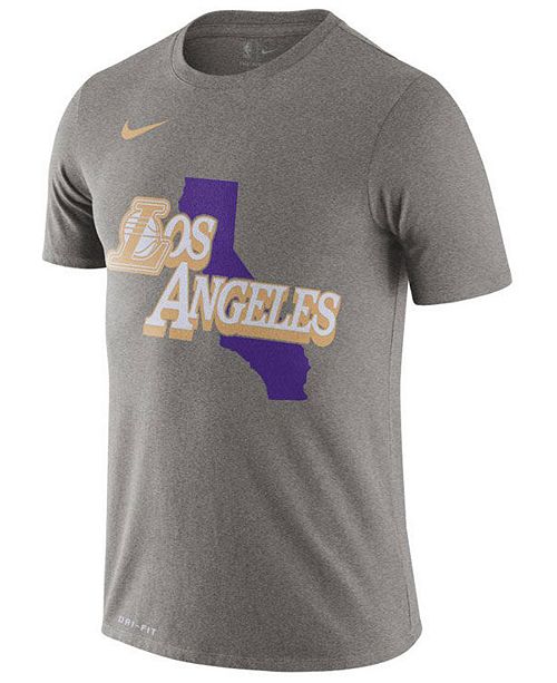 Nike Men S Los Angeles Lakers City Edition Fanwear T Shirt