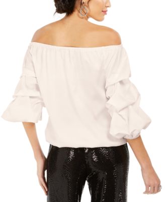 Off-The-Shoulder Puff Sleeve Top