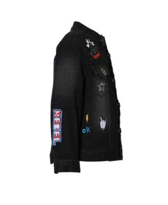 black denim jacket macys