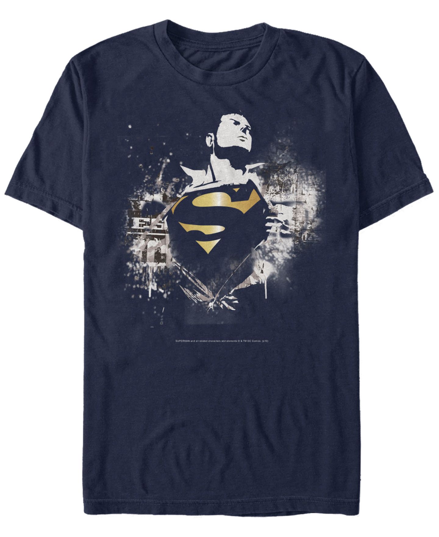 Мужская футболка Fifth Sun DC Superman Golden Chest Logo Short Sleeve — фото 1