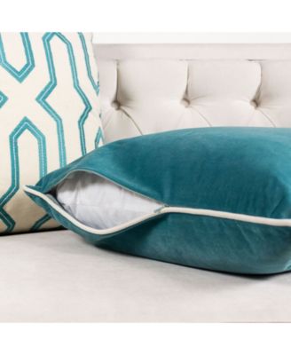 Homey Cozy Skylar Velvet Decorative Pillow, 20" x 20"